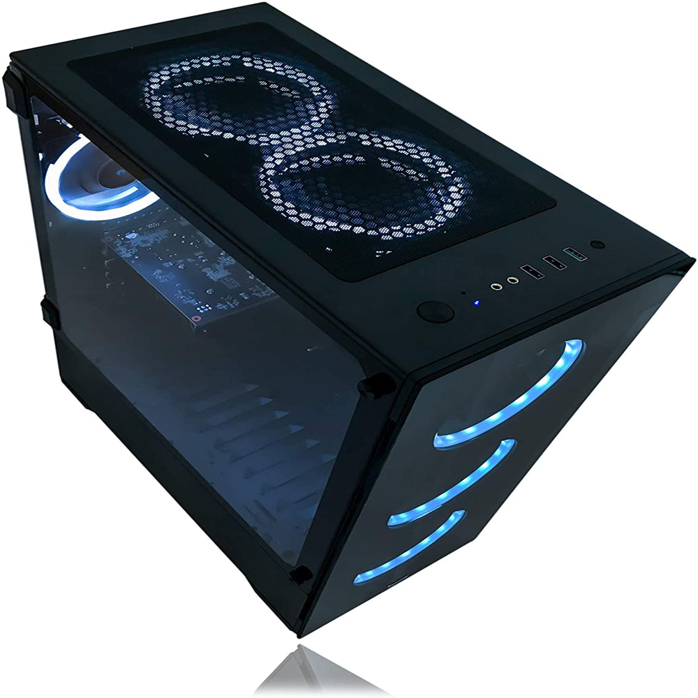 Gaming PC Desktop Computer Intel 3.70GHZ ,16GB Ram,512Gb SSD ,WIFI , RX 580 8GB, WINDOWS 11 , RGB