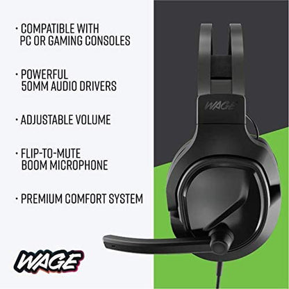 Pro Universal Gaming Headset - Black/Green (WMAGY-N080)