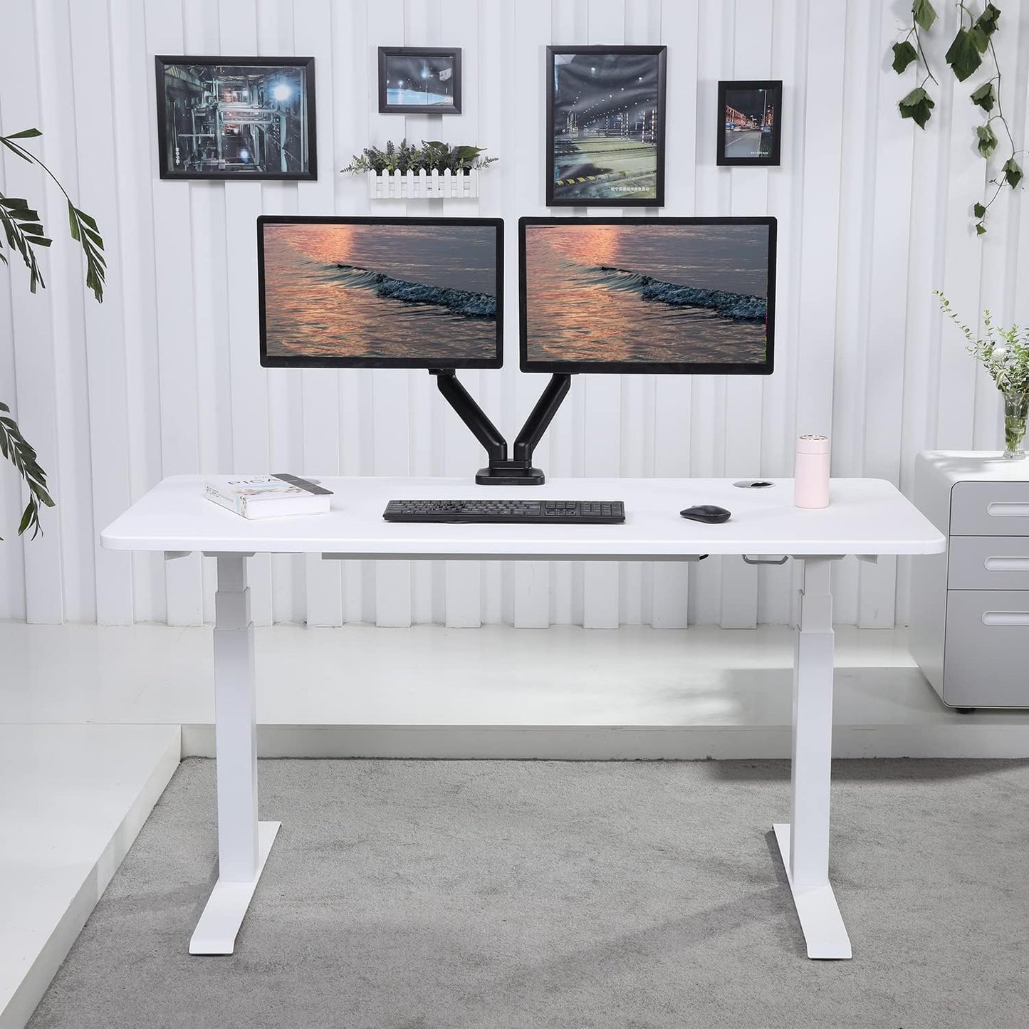 FV60K3W-WT Desk, Rectangular 60", K3 White