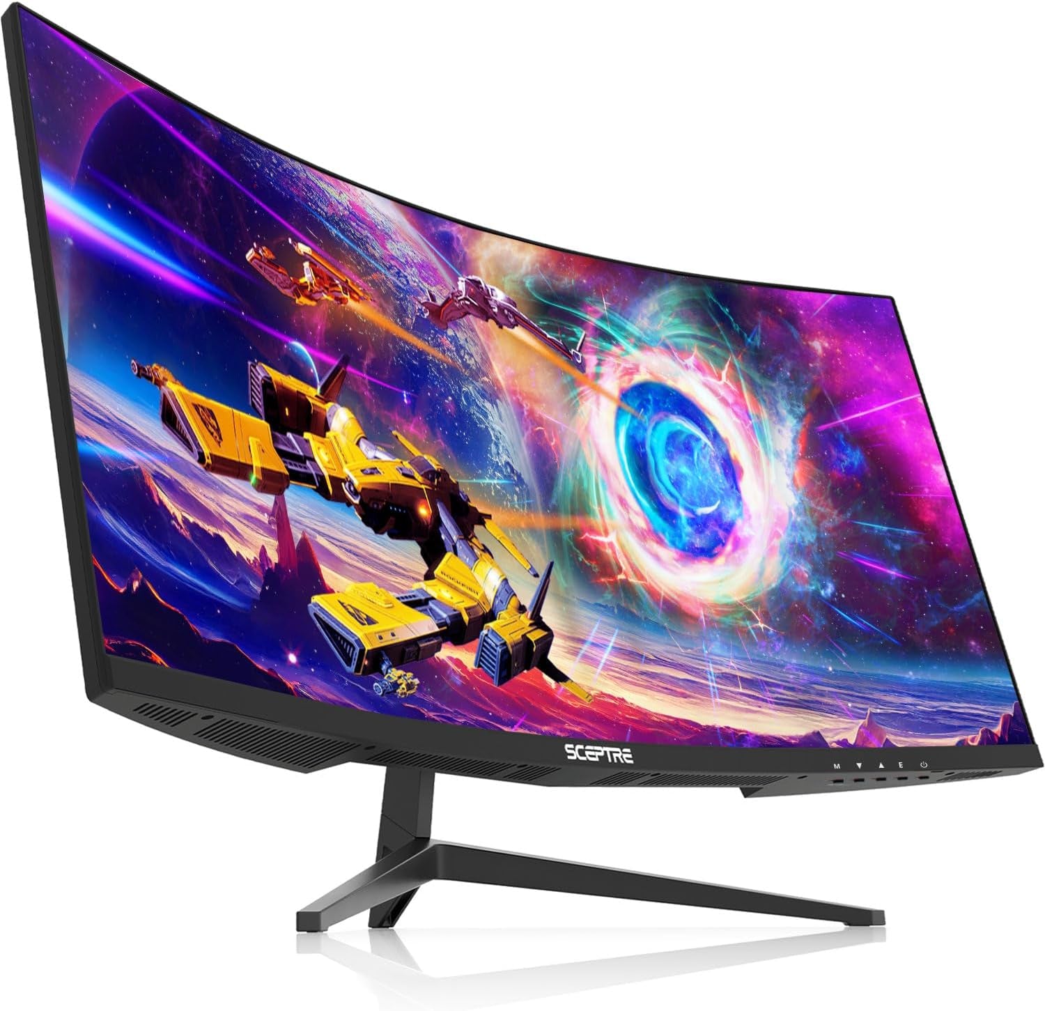 30-Inch Curved Gaming Monitor 21:9 2560X1080 Ultra Wide/ Slim HDMI Displayport up to 200Hz Build-In Speakers, Metal Black (C305B-200UN1)