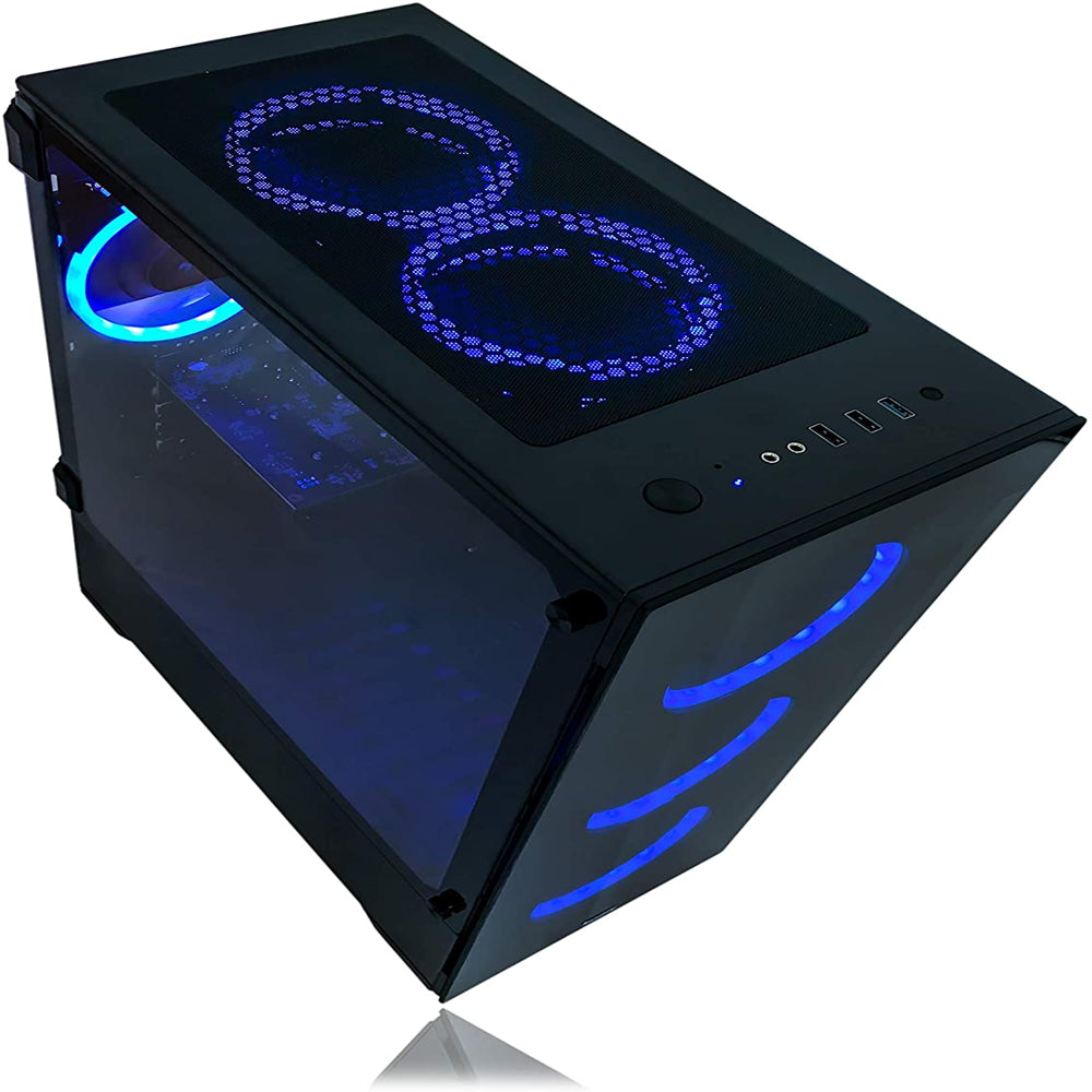 Gaming PC Desktop Computer Intel 3.70GHZ ,16GB Ram,512Gb SSD ,WIFI , RX 580 8GB, WINDOWS 11 , RGB