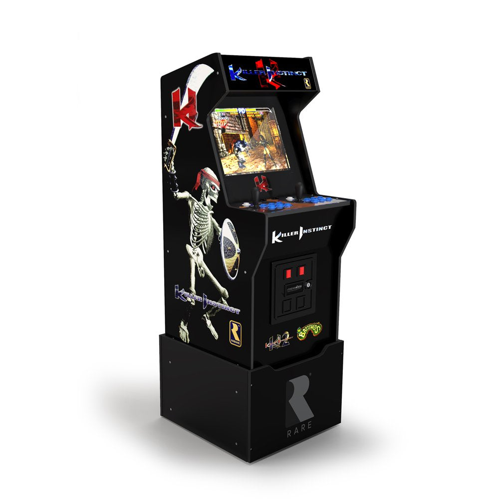 - Killer Instinct Arcade with Riser, Lit Marquee, Lit Deck, Wifi, and Exclusive Stool Bundle