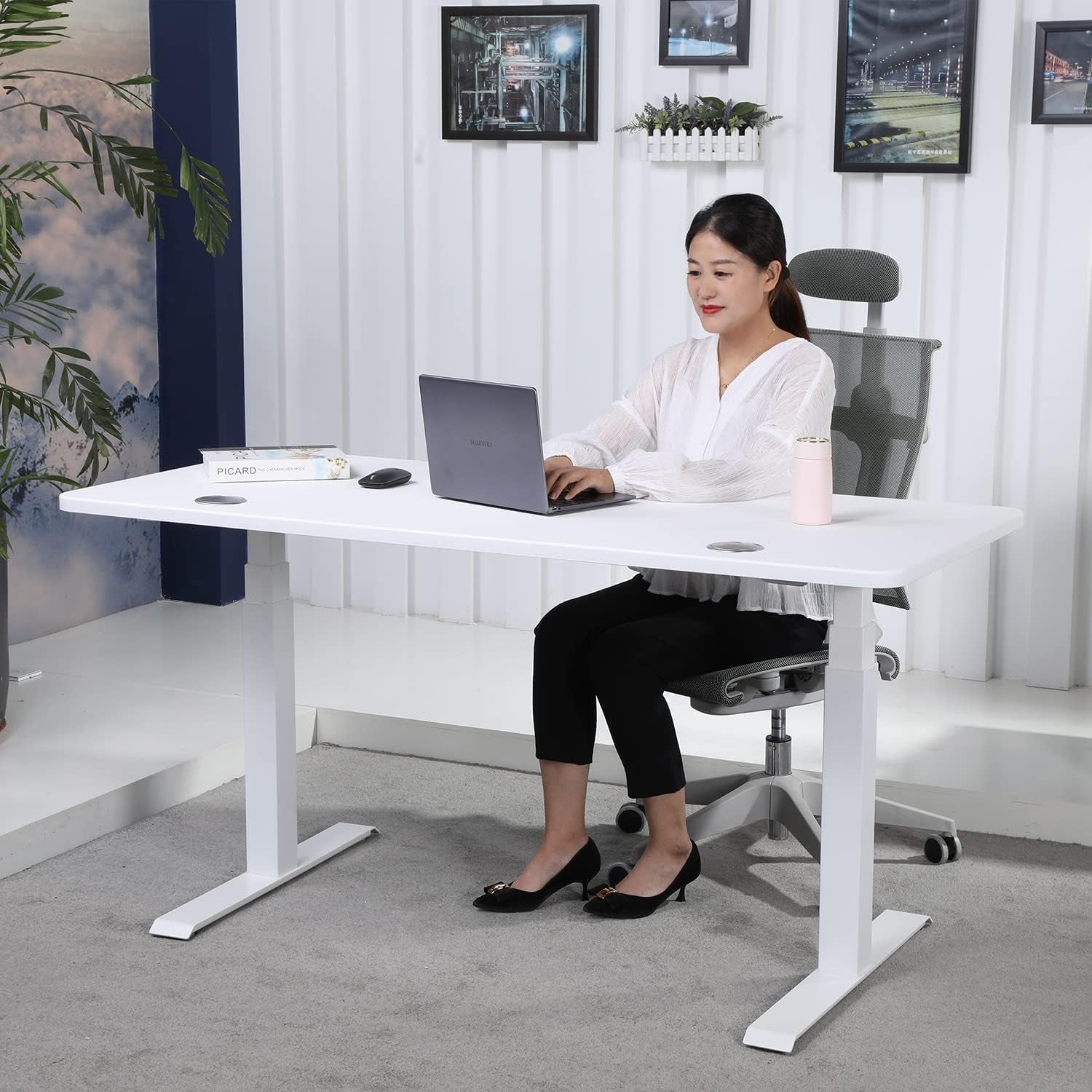 FV60K3W-WT Desk, Rectangular 60", K3 White