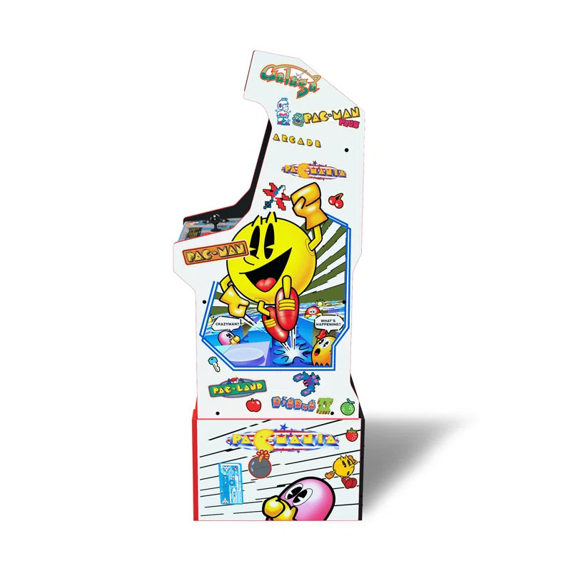 Arcade1Up - Pacman Customizable Arcade Featuring Pac-Mania (Includes 14 Games & 100 Bonus Stickers)