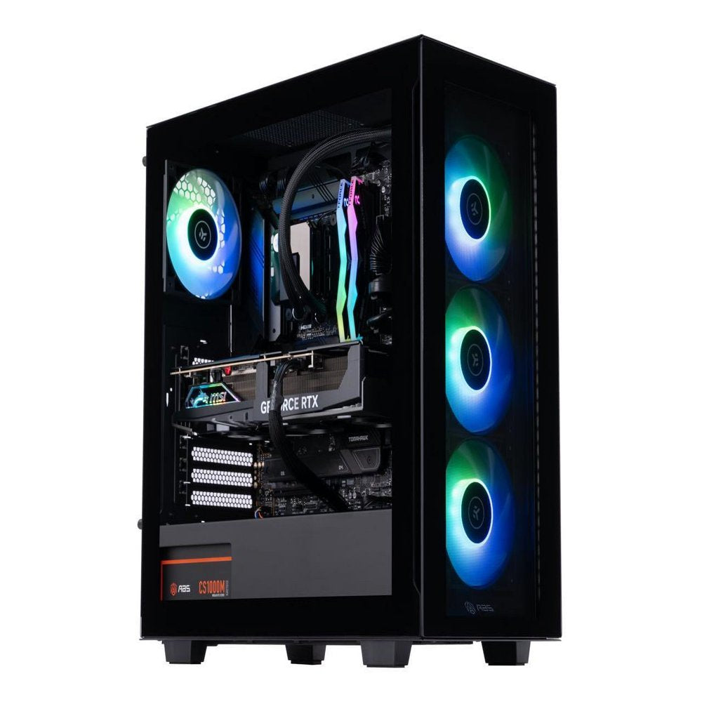 ABS Tempest Aqua Gaming PC - Windows 11 - Intel I9 13900K - Geforce RTX 4090 - DLSS 3 - Ai-Powered Performance - 32GB DDR5 6000Mhz - 2TB M.2 Nvme SSD - TA13900K4090-2