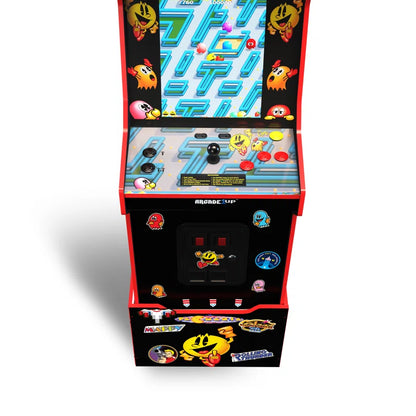 Arcade1Up - Pacman Customizable Arcade Featuring Pac-Mania (Includes 14 Games & 100 Bonus Stickers)