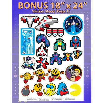 Arcade1Up - Pacman Customizable Arcade Featuring Pac-Mania (Includes 14 Games & 100 Bonus Stickers)