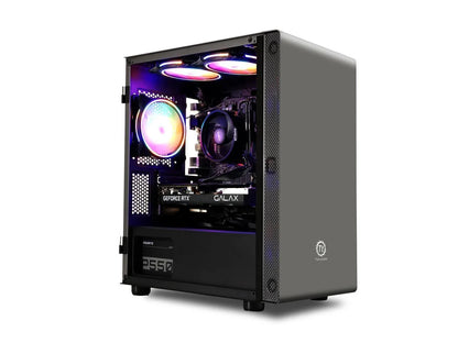 Gaming PC Desktop Computer, AMD Ryzen 5 5600 3.7Ghz, RTX 2060S, B450,16GB DDR4, 500GB NVME SSD, 6RGB Fans, WIFI & Win 11 Pro Ready, Gamer Desktop Computer